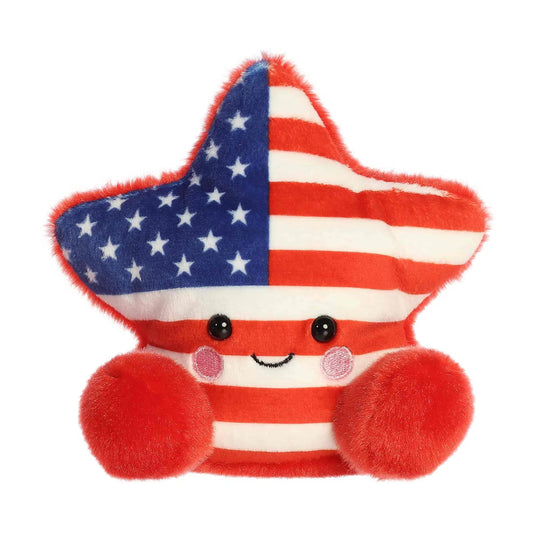 Aurora Mini Americana Star Palm Pals Adorable Stuffed Animal Multicolor 5"