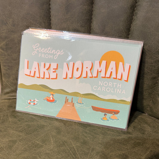 Lake Norman Dock Postcard