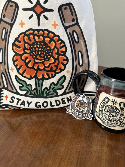 Stay Golden Sticker
