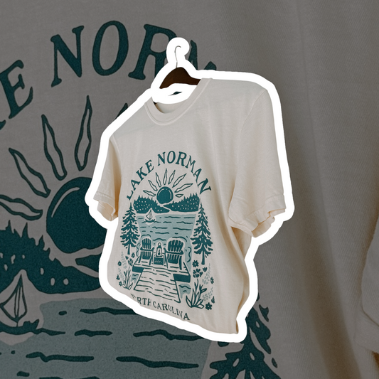Handdrawn Lake Norman Tee