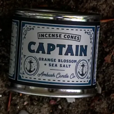 Captain | Sea Salt + Orange Blossom - Incense Cones