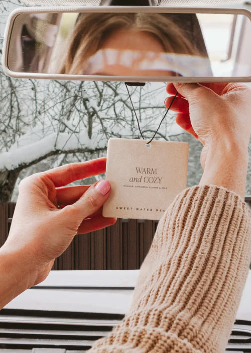 Warm and Cozy Hanging Air Freshener - Fall Decor