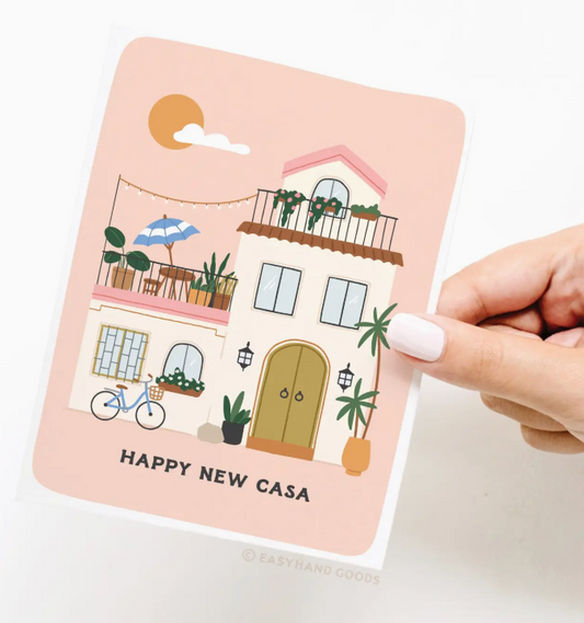 Happy New Casa Greeting Card
