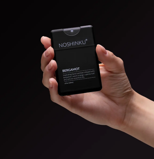 Refillable Bergamot Ultra-Moisturizing Pocket Hand Sanitizer