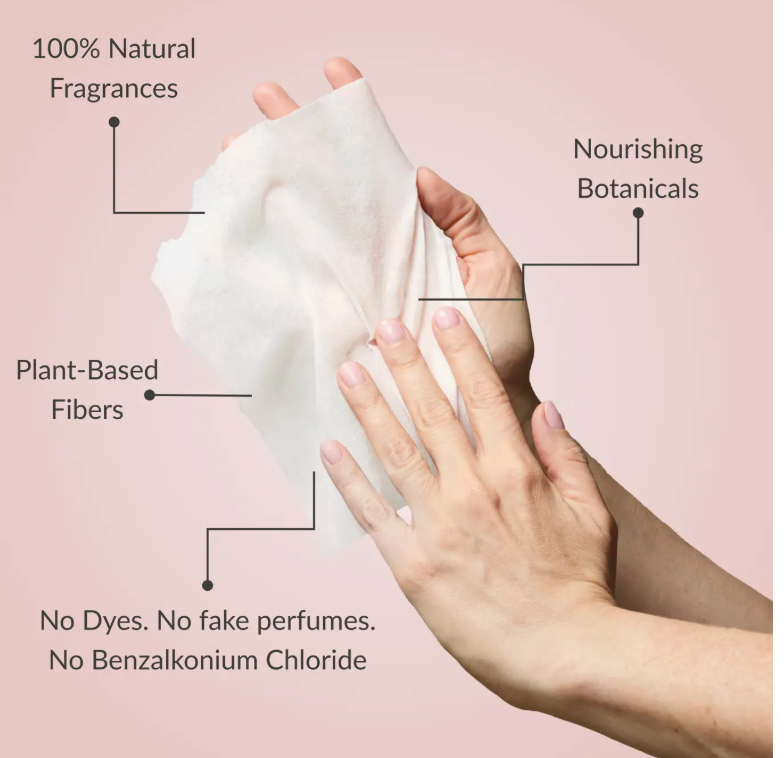 Lavender Nourishing Hand Sanitizing Travel Wipes
