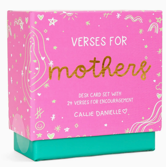 Verses For Mothers – Bible Verse Card Set with Display Stand