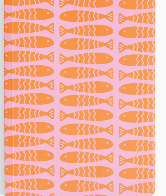 Coastal Fishy Soft Flex Perfect Bound Journal