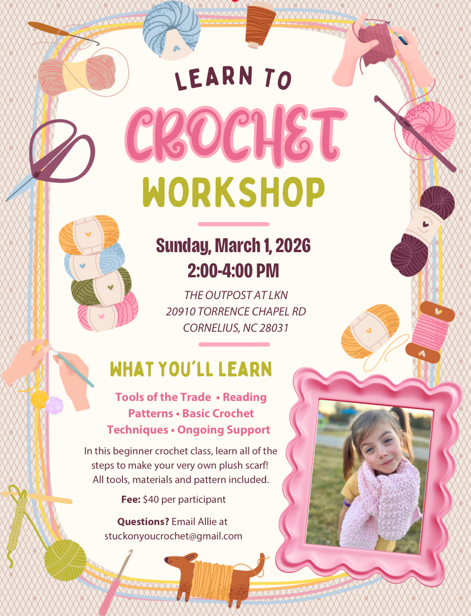 Learn To Crochet Workshop