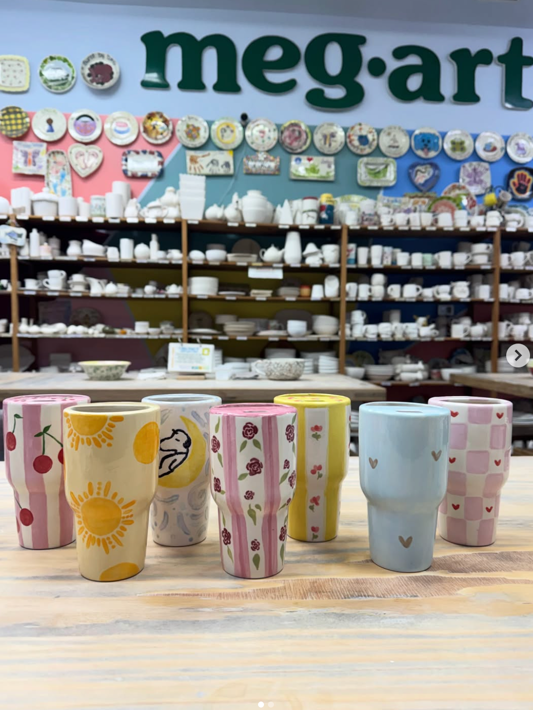 Meg Art Pottery Painting