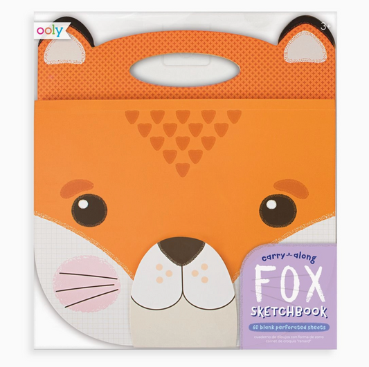Carry Along: Sketchbook - Fox (9" X 7" Paper;60 Sheets)