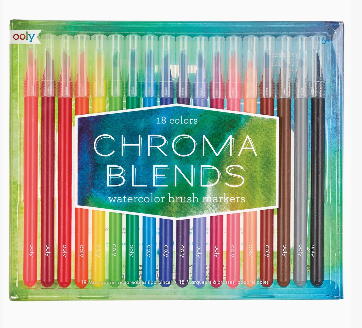 Watercolor Brush Markers - Set of 18