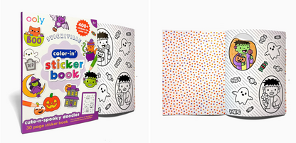 Stickiville Color-in' Sticker Book - Cute N Spooky Doodles - 30 Sheets
