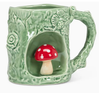 Nature Inspired Mug with Alcove-4"H(11oz)