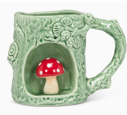 Nature Inspired Mug with Alcove-4"H(11oz)