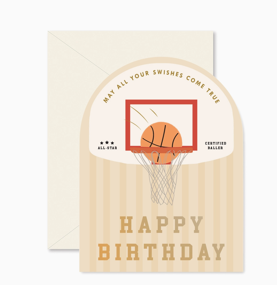 Baller Birthday Arch Greeting Card