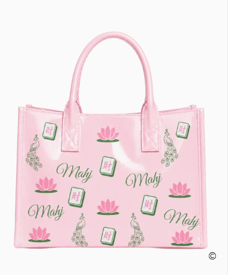 Southern Shuffle Pink Vinyl Tote©
