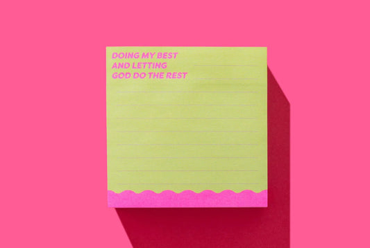 Sticky Notes Pad - "I'm Doing My Best"