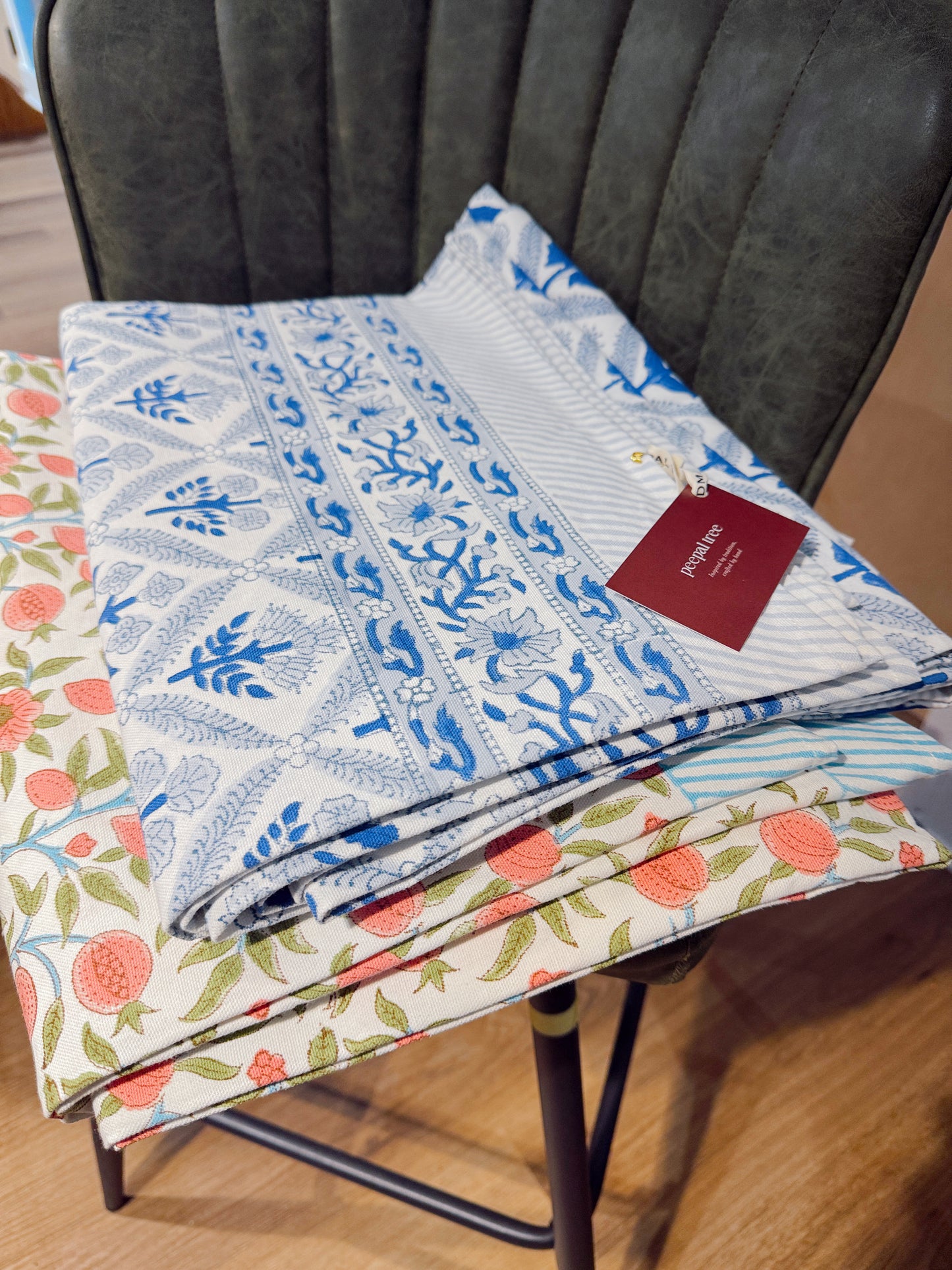 Peepal Tree Block Print Tablecloths 60x85