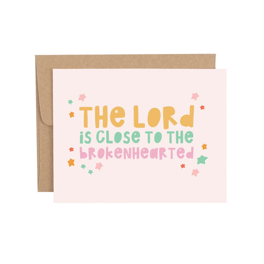 Close To the Brokenhearted Religious Greeting Card