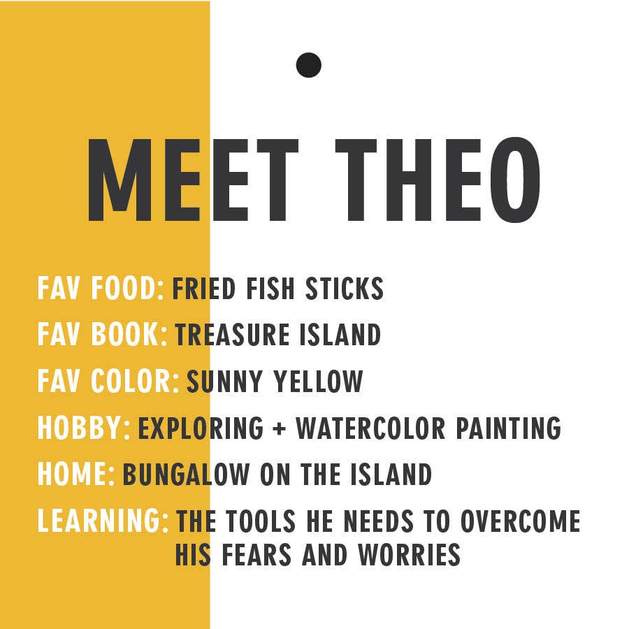 Theo the Penguin, handmade plush toy