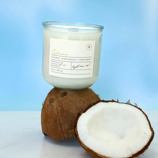 Cabana | 11oz Recycled Glass Coconut Wax Candle