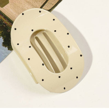 Simple Polka Dots Hair Claw Clip MK2PPM6W6HCP540