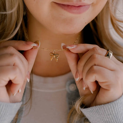 He Holds All Together Charm Necklace