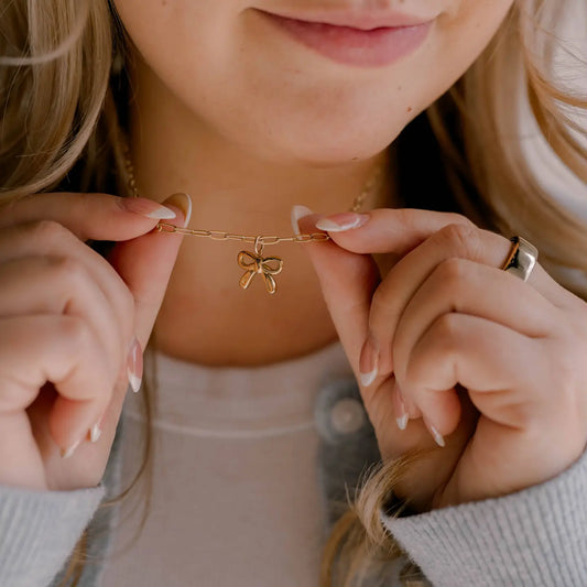 He Holds All Together Charm Necklace