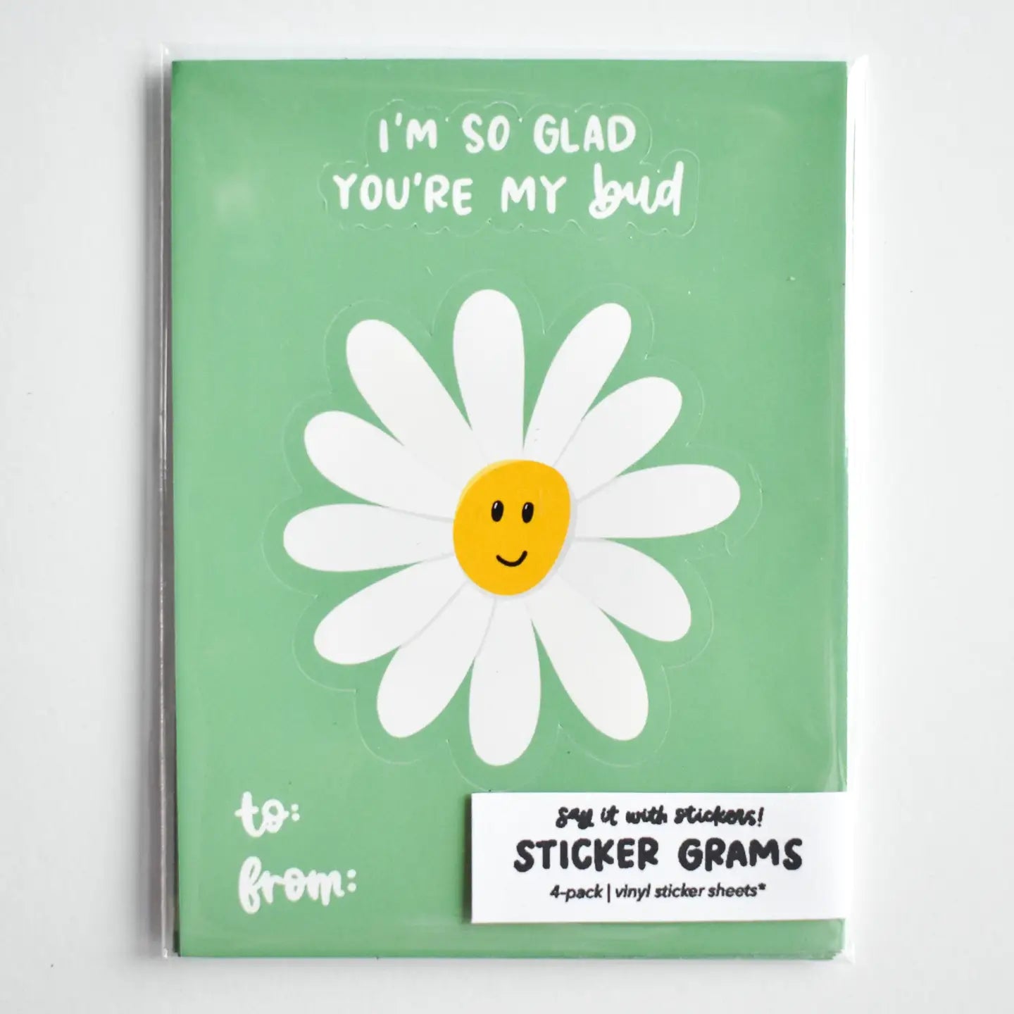So Glad You're My Bud Sticker Gram®