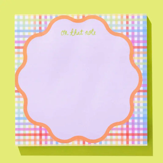 Square Notepad - "On That Note"