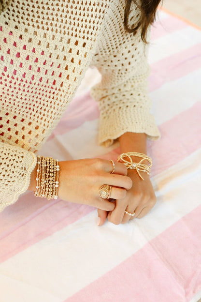 June Pearl Bracelet in Gold