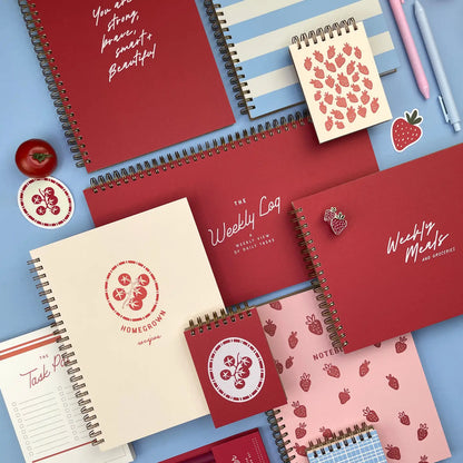 Tomato Vine Mini Jotter Notebook