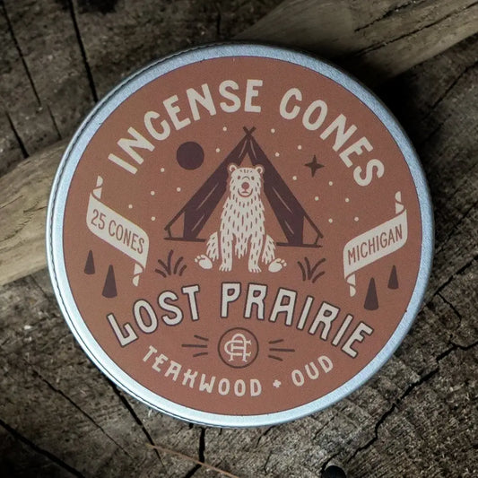 Ambush Candle Co. - Lost Prairie | Teakwood + Oud Incense