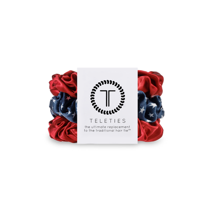Silk Hair Scrunchie | Large | Independence Bae
