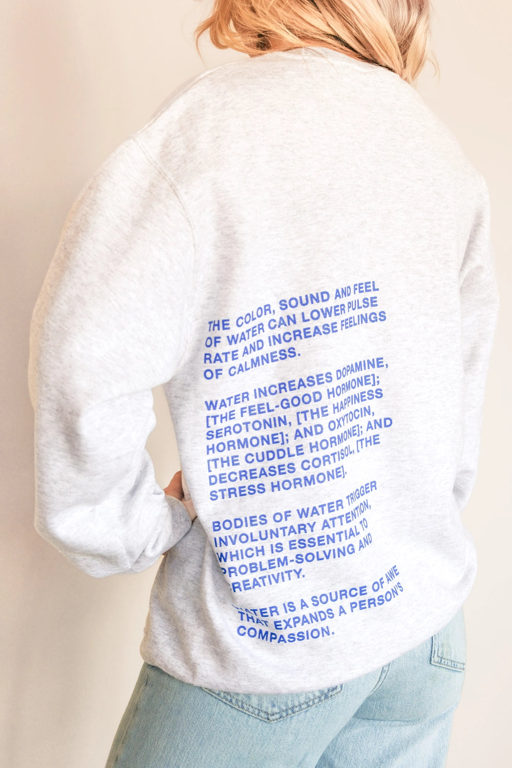 Blue Mind Unisex Pullover Sweatshirt