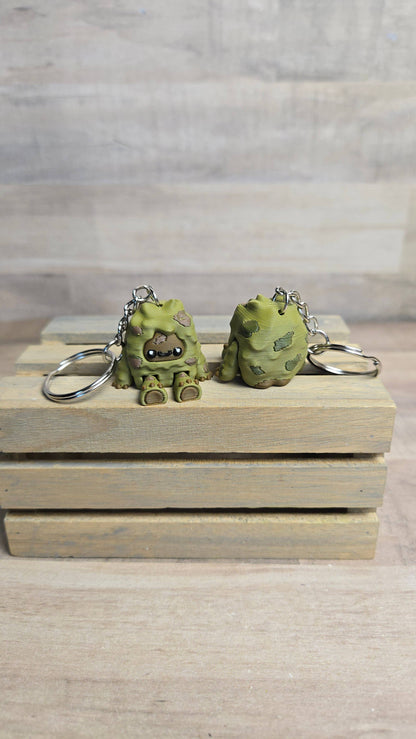 Bigfoot & Yeti Cryptid Fidget Keychain