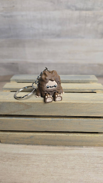 Bigfoot & Yeti Cryptid Fidget Keychain