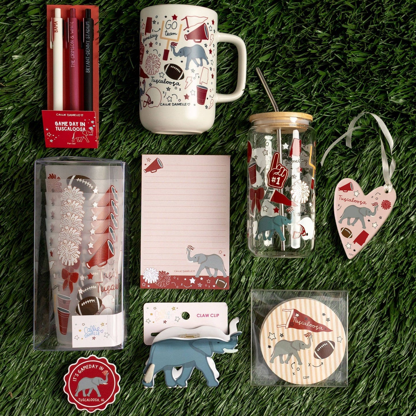 Tuscaloosa Football Game Day 4x6 Lined Notepad