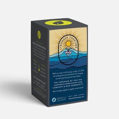 Tea Box with Asheville Grey Individual Tea Bags