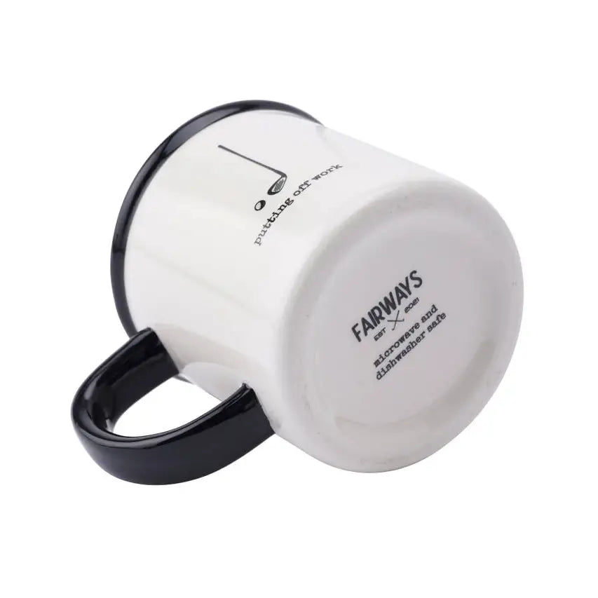 Fairways Golfing Goods 'Putting Off Work' Mug