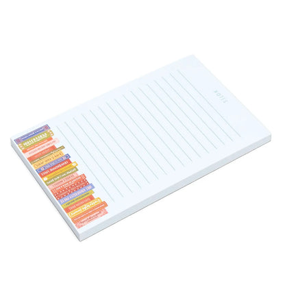 Stars Hollow Bookshelf 4x6 Notepad