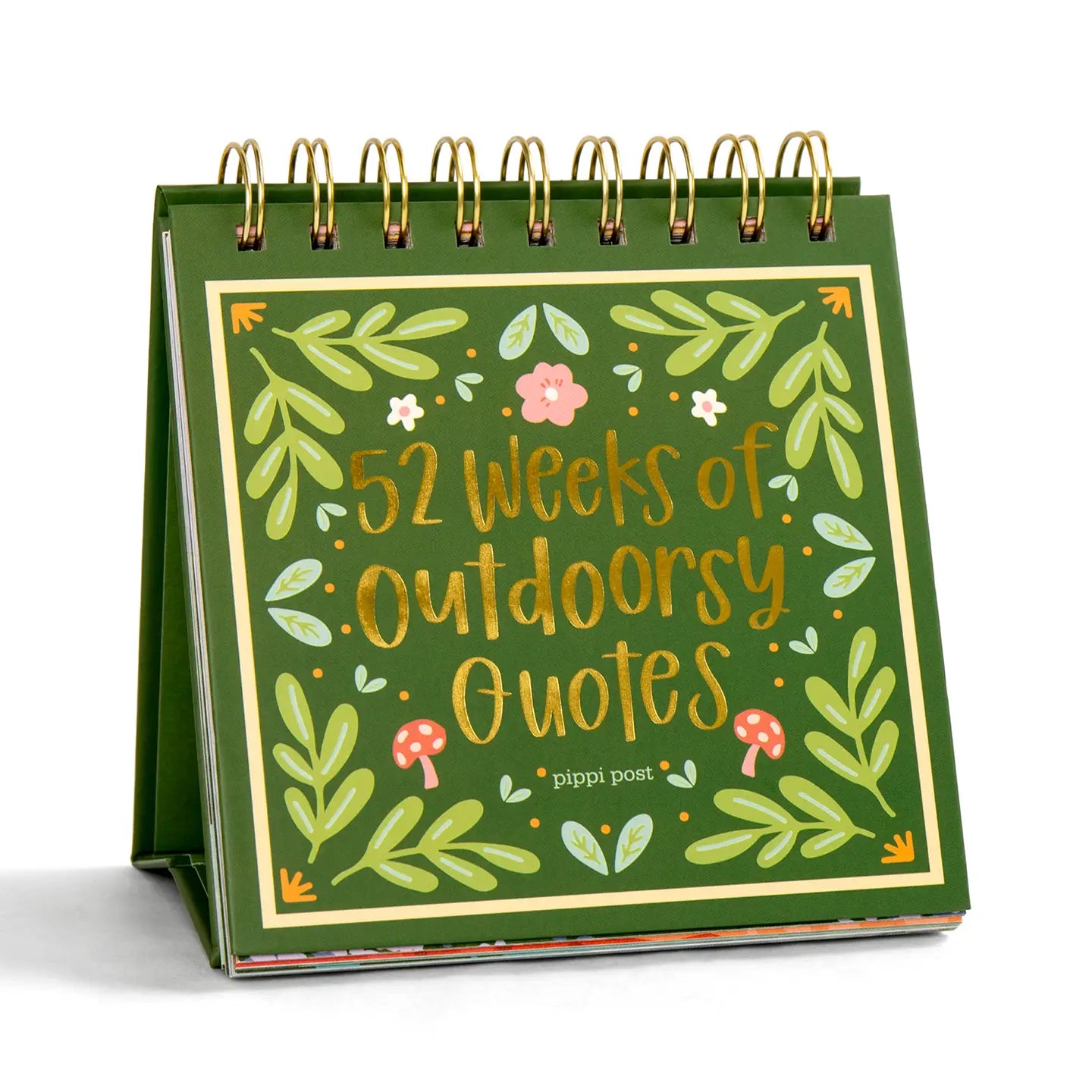 52 Weeks of Outdoorsy Quotes Flip Desk Calendar