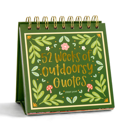 52 Weeks of Outdoorsy Quotes Flip Desk Calendar