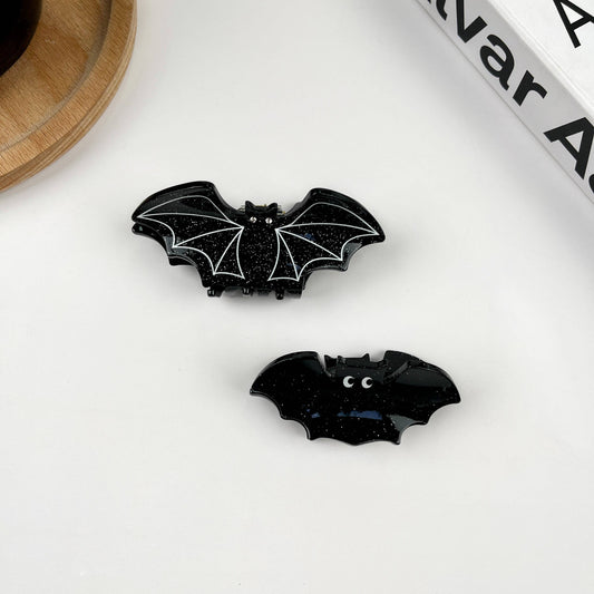 Diva Soap Black Bat Claw Clip,Halloween Hair Clip