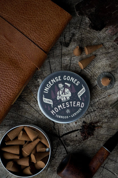 Ambush Candle Co. - Homestead | Tobacco + Leather Incense