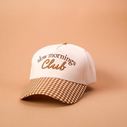 Classic Canvas Hat-Slow Mornings Club