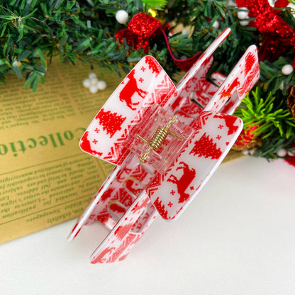 Funny Christmas Hair Clip Snowflake Bells