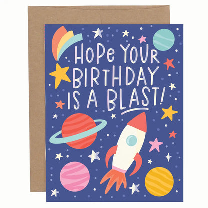 Hope Your Birthday Is A Blast Greeting Card