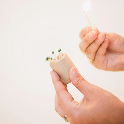 Handmade Ceramic Match Holder + Striker