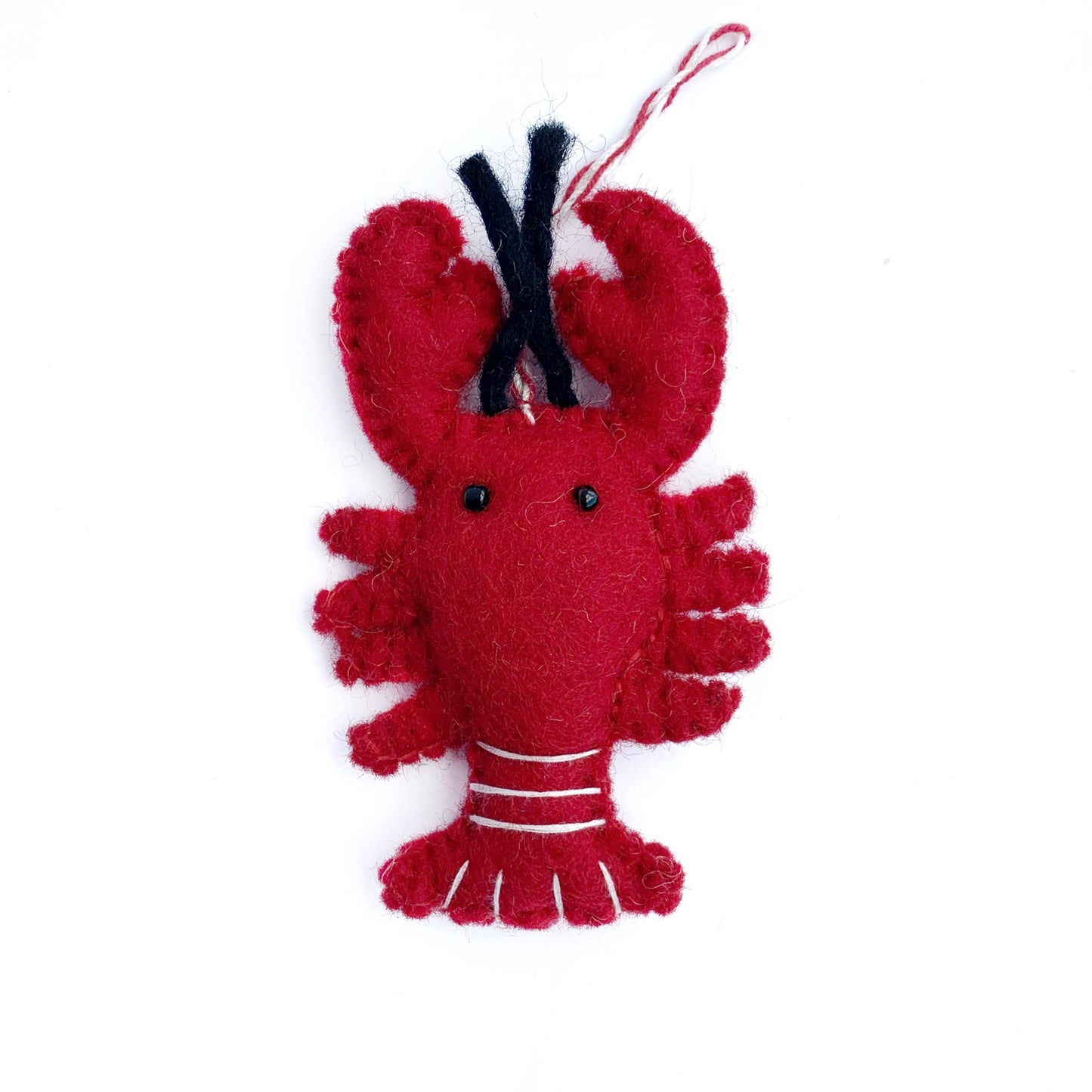 Lobster Felt Wool Christmas Ornament